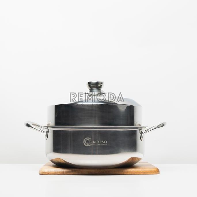 Calypso Steamer Pot Panci Multifungsi 28-30cm Stainless Steel