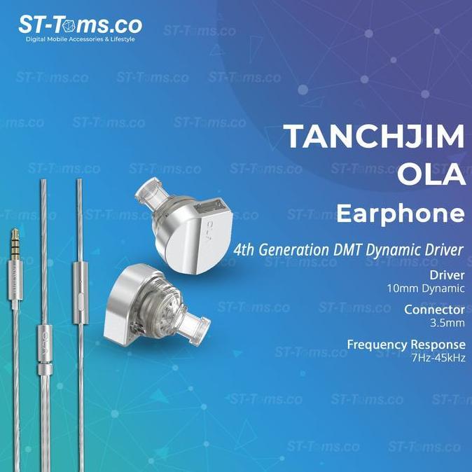 Tanchjim Ola 4th Gen DMT Dynamic Driver In Ear Earphone IEM 3.5mm