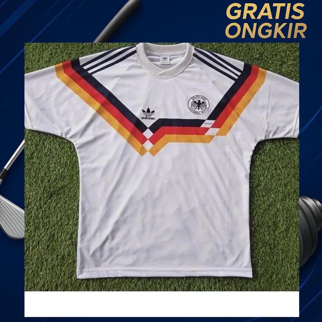 Jersey Retro Jerman 1990 Champions