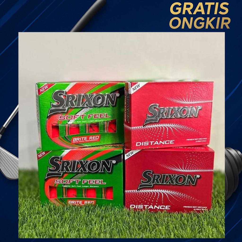 Bola Golf Srixon Distance Box 12Pcs - Bola Golf Srixon New
