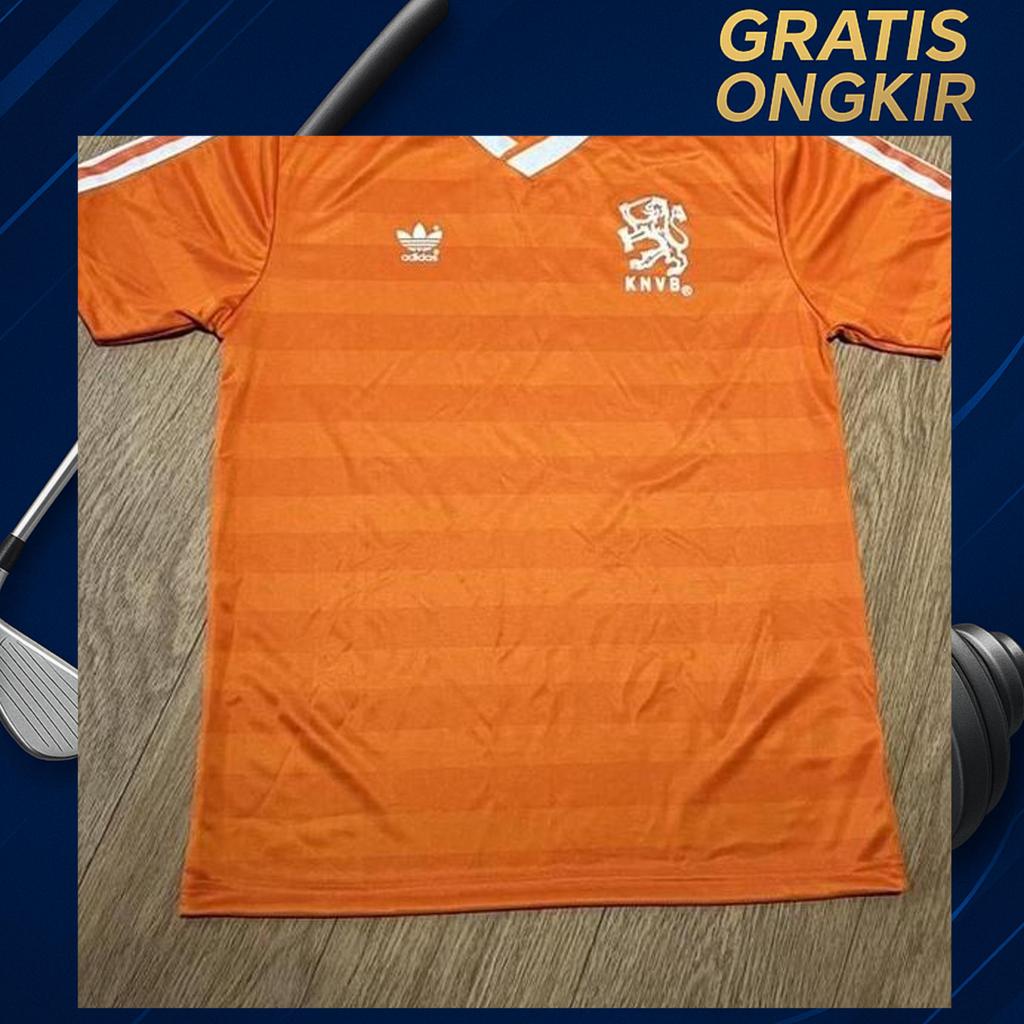 Jersey Retro Dutch Belanda Home World Cup 1990
