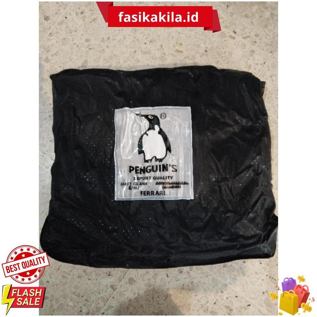 Jas Hujan Penguin'S Jaket Celana Ferrari Xl Favorittt Original Produk