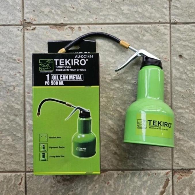 tekiro pompa oli tabung kaleng / oil can 500 ml tekiro / oil can metal TKR VJ