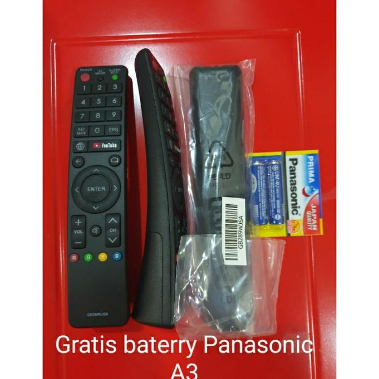 Remot SMART for Sharp GB289WJSA 2T-C40/45/50AE1I ORIGINAL+free BATTERY PANASONIC A3