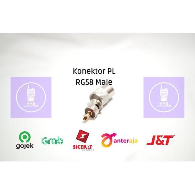Konektor PL RG58 Konektor Kabel RG58