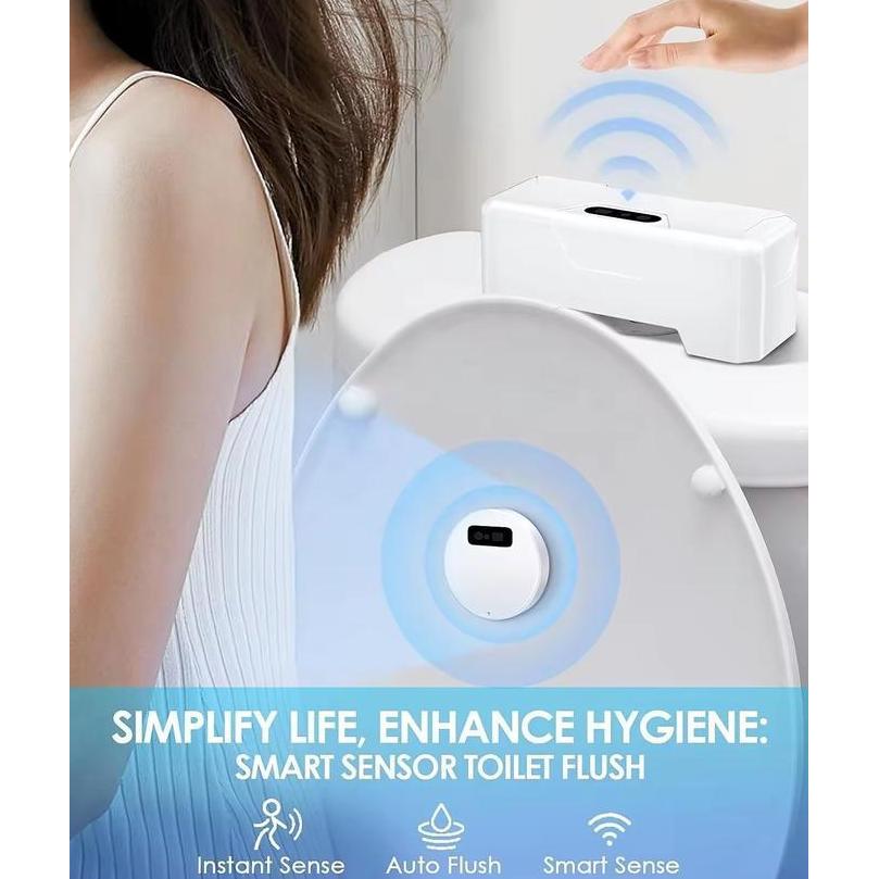 Flush Smart Sensor Toilet / Automatik Butang Indukti Toilet Flush Toilet Flush External Infred / Flu