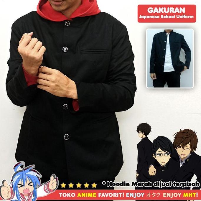 Grosir Jaket Blazer Gakuran - Japanese School Boy Uniform - Hq - Jaket Anime - Myhobbytown