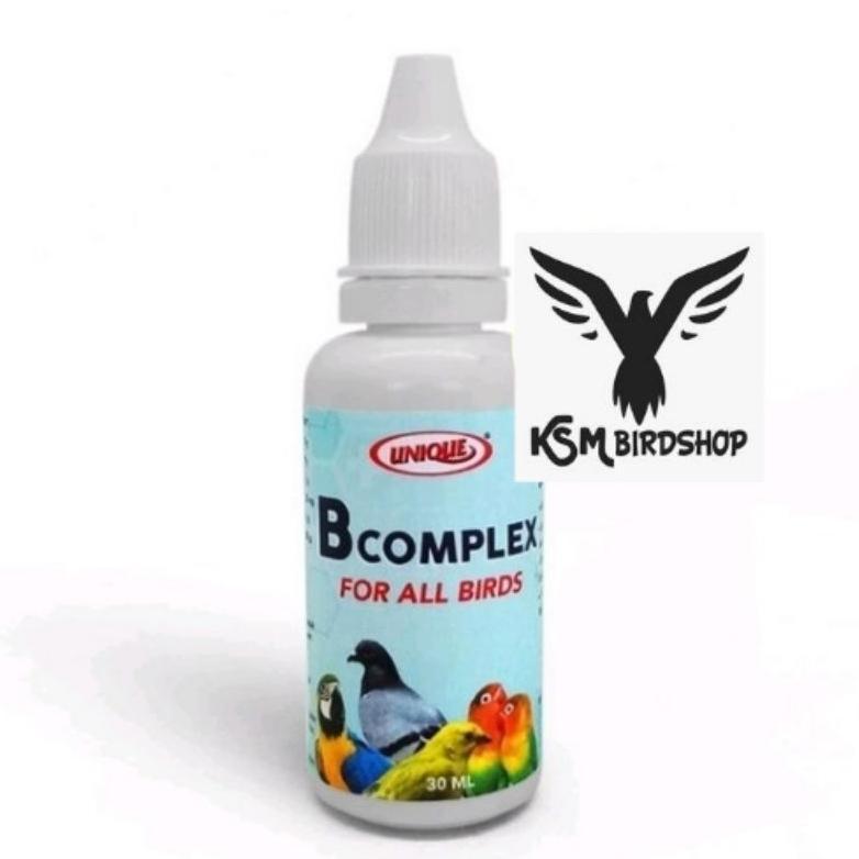 Vitamin B Complex Unique 30 Ml Vitamin Burung Penambah Nafsu Makan Vitamin B Kompleks Cair Obat