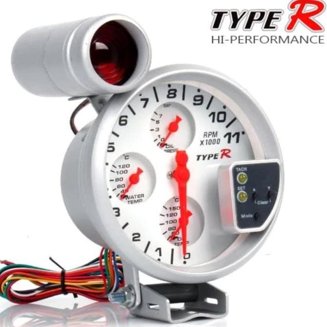 RPM mobil tachometer autometer mobil universal Terlaris