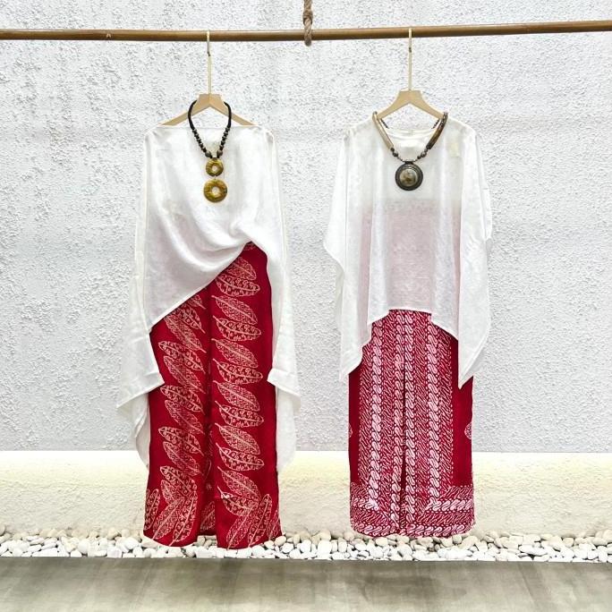 Lausboutique-Kulot Layer Viscose-Seri Kemerdekaan-Kulot Batik Wanita