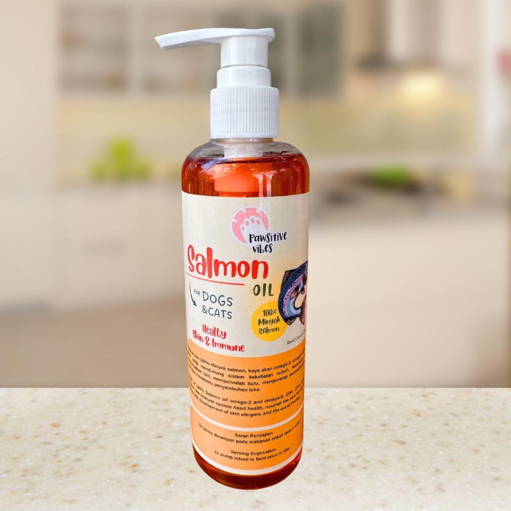 Minyak Salmon Murni Minyak Salmon Kucing Anjing Salmon Oil Vitamin Minyak Ikan Salmon Untuk Kucing A