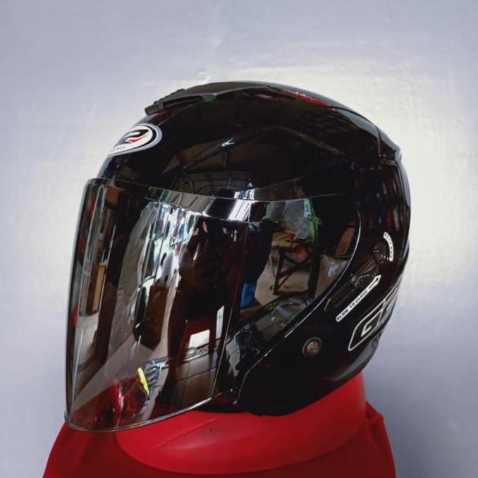 HELM G2 OPTIMAX SOLID BLACK+VISOR VENOM IRIDIUM