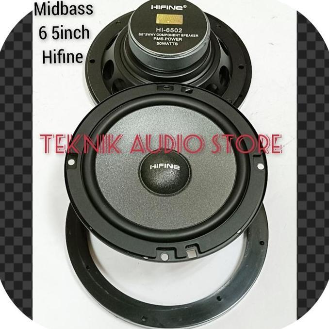 Speaker Midbass 6.5inch hifine Plus Ring Midbass Universal Terlaris