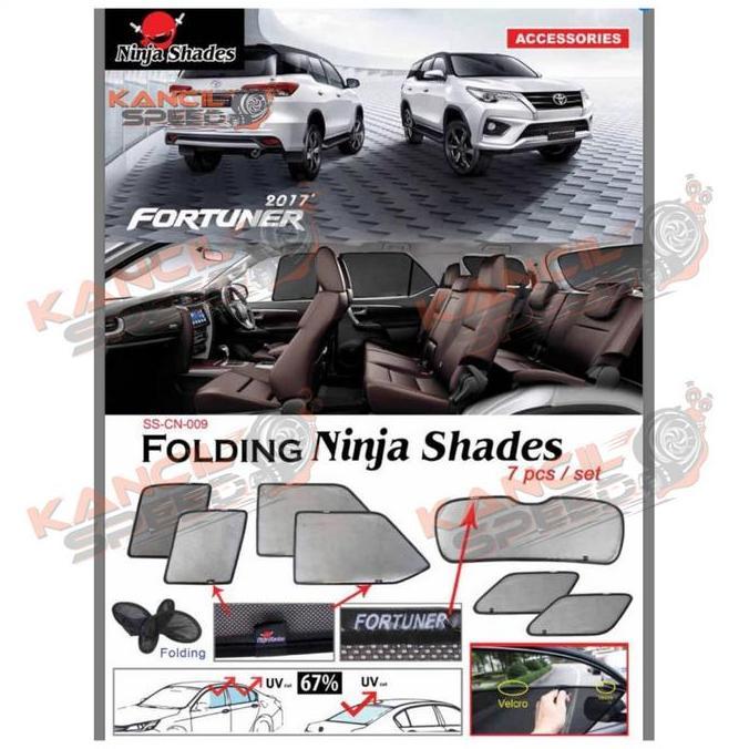 Toyota Fortuner Vrz Gd Ninja Shades / Gorden / Tirai Kualitas Terbaik Harga Termurah
