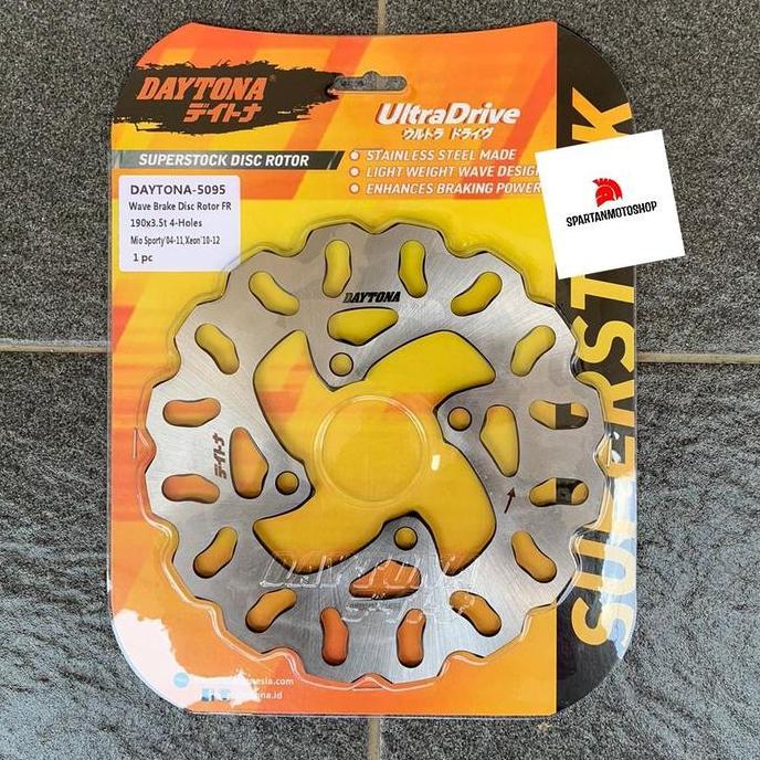 PIRINGAN REM DAYTONA MIO SPORTY  - XEON 4 LUBANG WAVE STYLE DISC BRAKE