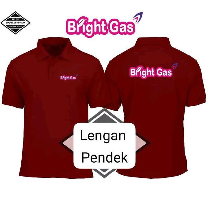 KAOS POLO BERKERAH BRIGHT GAS // KAOS POLO KERAH BRIGHT GAS // KAOS POLO LENGAN PENDEK BRIGHT GAS CO