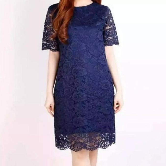 Dres Wanita Brukat/Dress Wanita Natal/Baju Pesta/