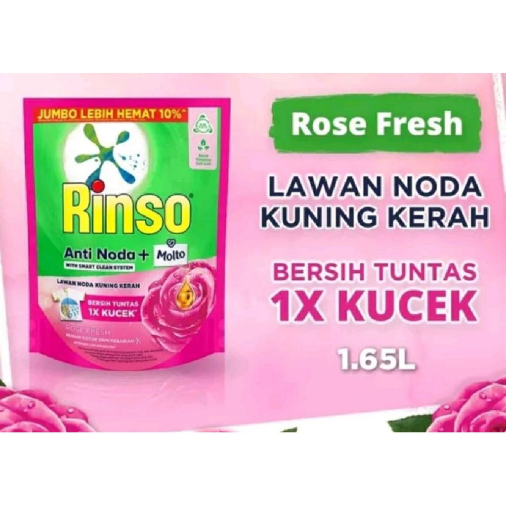 RAISA Rinso Cair Anti Noda+Molto 1,65 Liter