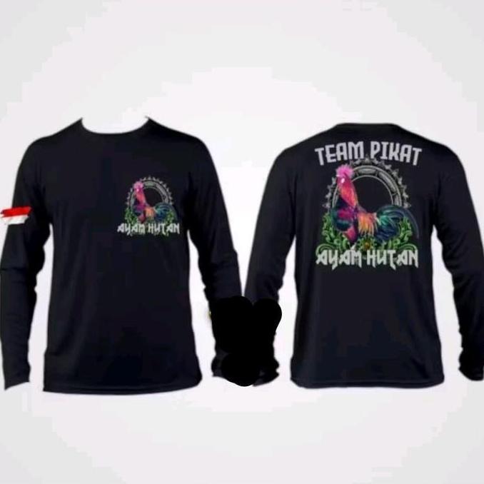 KAOS AYAM HUTAN TEAM PIKAT AYAM HUTAN LENGAN PANJANG