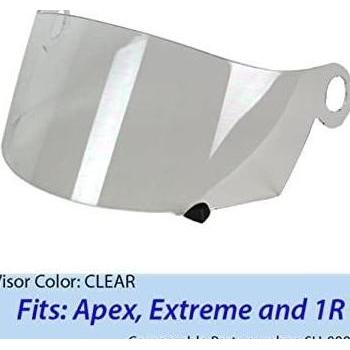 Visor Kaca Helm Suomy Spec 1R Extreme Apex Clear