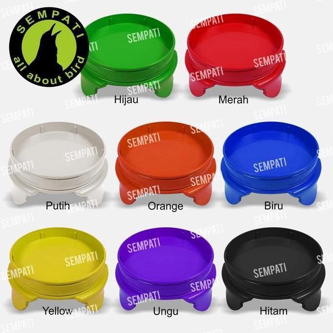 SEMPATI Tebok Pvc Pleci Tebok Sangkar Pleci Tebok Kandang Pleci Bulat Pvc Tebal Anti Pecah Import Dl