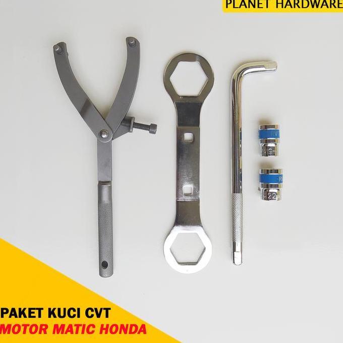 Paket Kunci CVT Motor Matic Honda Treker, Kunci Kanvas, Kunci Pully