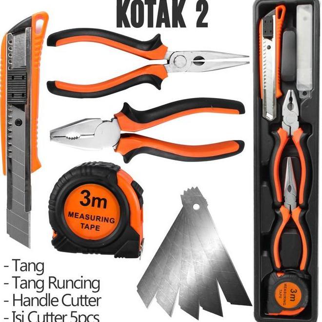 Reaim Tool Kit 85 Pcs, Tool Box Perkakas, Kunci Sok Set, Pekerjaan Mobil, Tool Box Set Alat Bengkel,