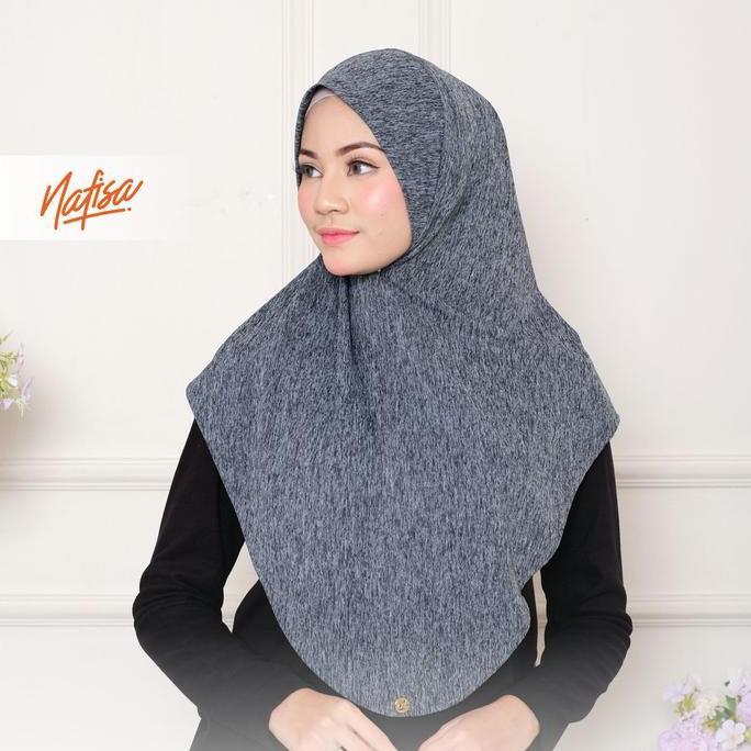 Nafisa Hijab Ayana - Hijab Non Pat Premium Nyaman Pad Panjang Muslim Kerudung