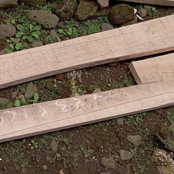 Kayu Maple Bahan Material Neck Bass Gitar 4 5 String Luthier Supplies