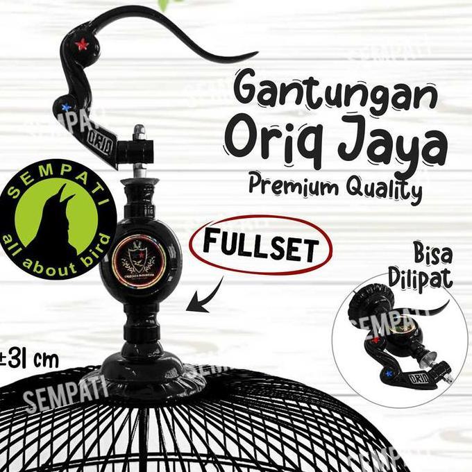 Sempati Gantungan Sangkar Pion Motif Batik Oriq Jaya Kandang Burung Murai Kotak Lovebird Branjangan 