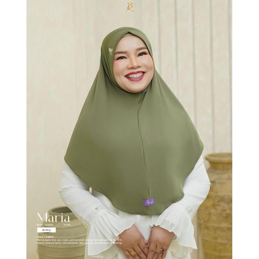 AR RAFI X OMA GALA - Maria Hijab - Hijab Bergo Non Pet Bahan Stella