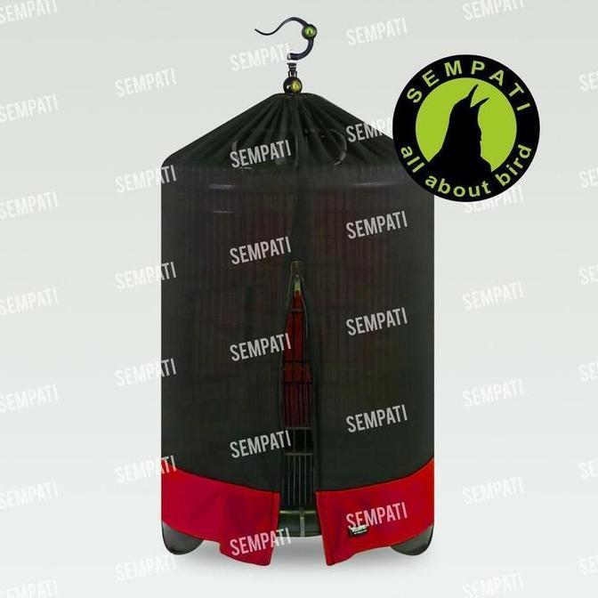 SEMPATI Krodong Murai Semi Transparan Kaos Pe Tebal Kerodong Krodong Sangkar Kandang Burung Murai Se