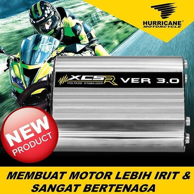 HURRICANE XCSR VER 3.0 - Stabilizer Tegangan Aki Motor 150cc - 250cc