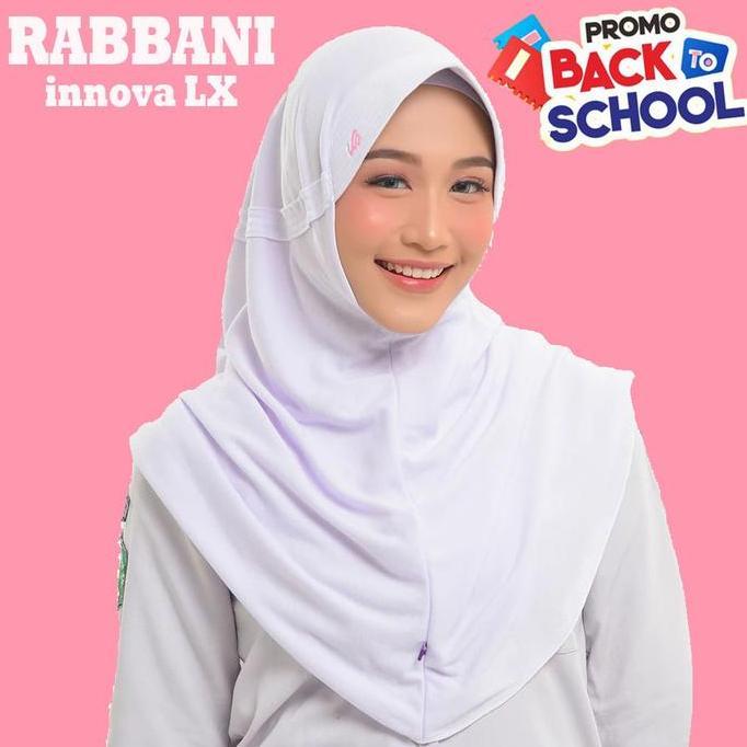 Rabbani ORi- Kerudung Rabbani Innova Lx (Pita Didalam / Serut Dalam) | Kerudung Sekolah Jilbab