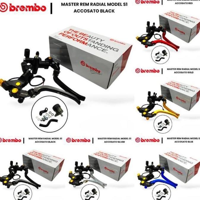 Master Rem Brembo Accosato Set kanan master kiri kopling bebek matik mio beat jupz fu vixion tiger s