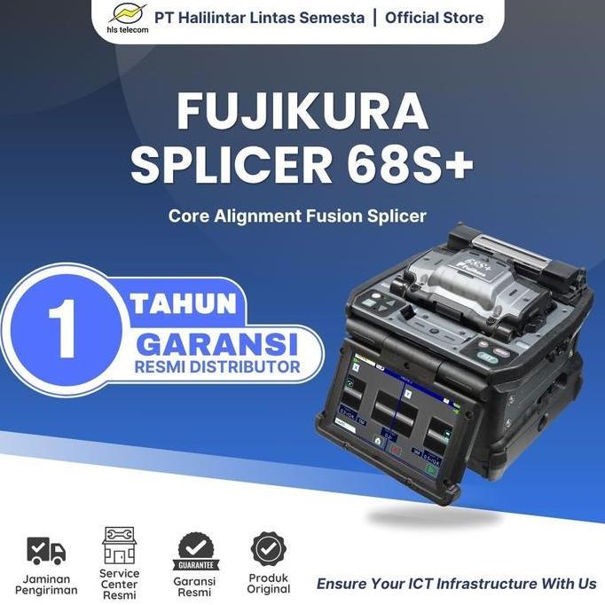 FUJIKURA SPLICER 68S+ CORE ALIGNMENT FUSION SPLICER | ALAT SAMBUNG FIBER OPTIK | GARANSI DISTRIBUTOR