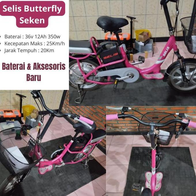 Terlaris Sepeda Listrik Bekas Like New Baterai Baru