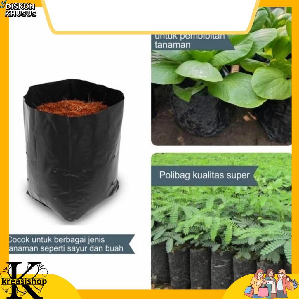 Polybag Polibag Tanaman 30x30 cm Kemasan Berat 1Kg Grosir