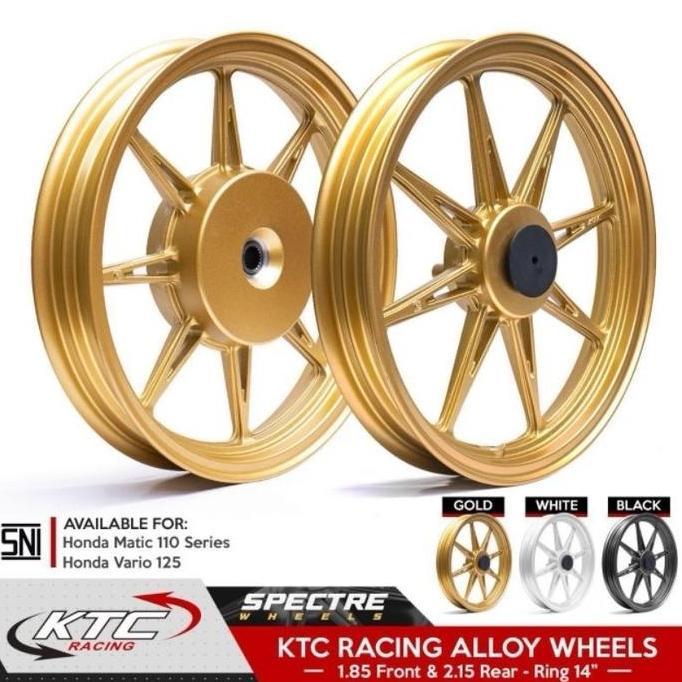 velg racing ktc Mio sporty Mio 110cc beat - Vario 110 - Vario 125&150 - Scoopy - spacy - Genio - Var