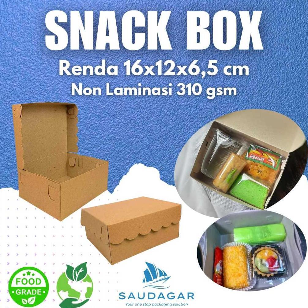 Bisa Cod Box Kotak Snack / Kue Basah / Tahu Goreng / Dimsum / Ayam Goreng ||