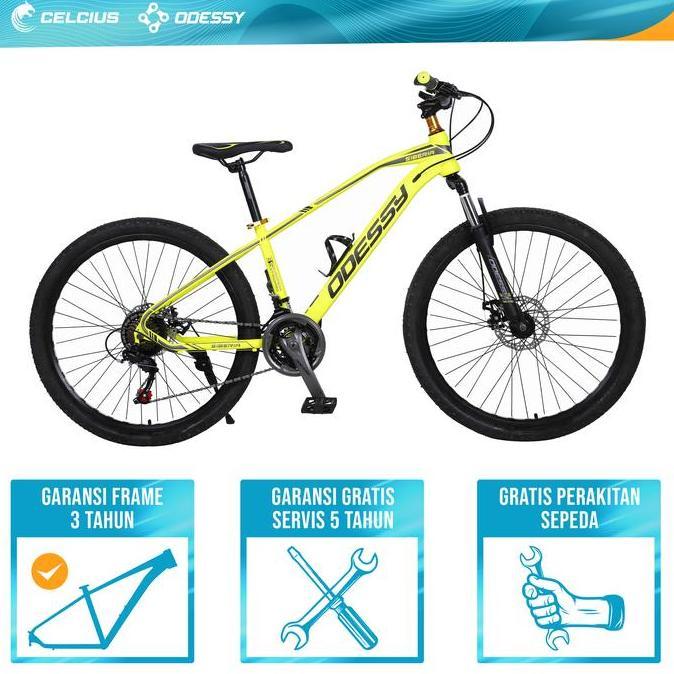 Terbaru Sepeda Gunung | Sepeda Mtb Odessy Siberia Steel Frame 26" - 21 Speed