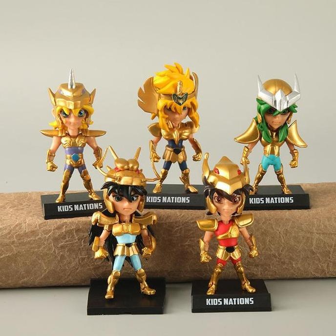 Action Figure Saint Saiya Phoenix Ikki Shiryu Set 5 pcs BEN