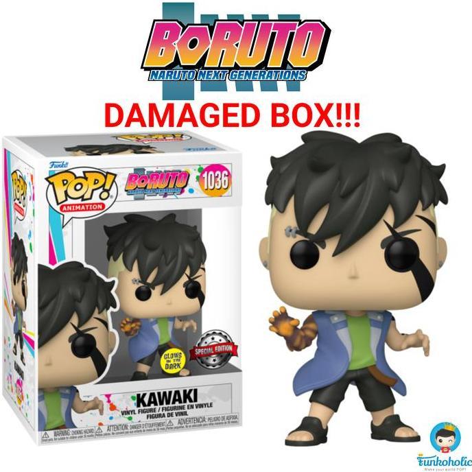 Funko POP Boruto Naruto Next Generations Kawaki w/ Karma DAMAGED BOX