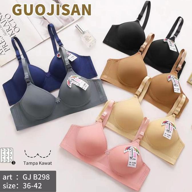 PROMO BRA GUOJISAN  (100RB DAPAT 5) BRA GUOJISAN POLOS CUCI GUDANG