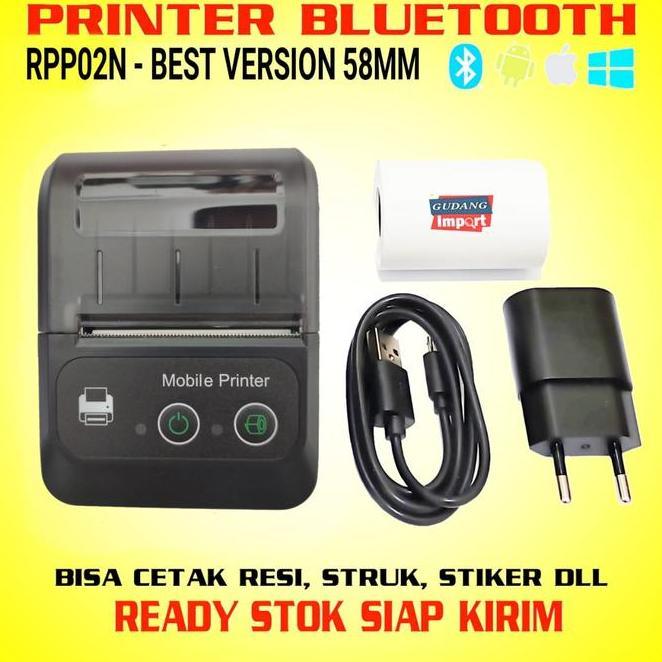 Printer Thermal Bluetooth Mini Portable 58Mm Panda Eppos