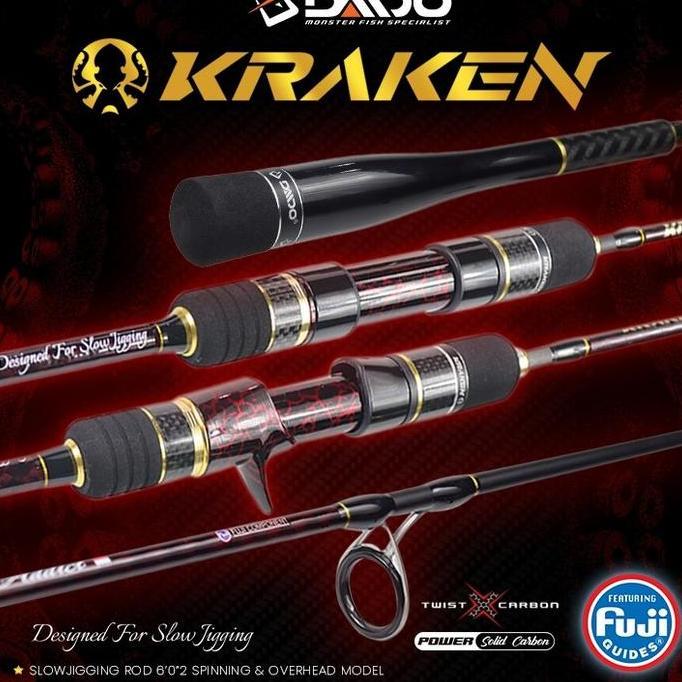 Daido - Joran Kraken Carbon Solid Slow Jigging [terbaik]