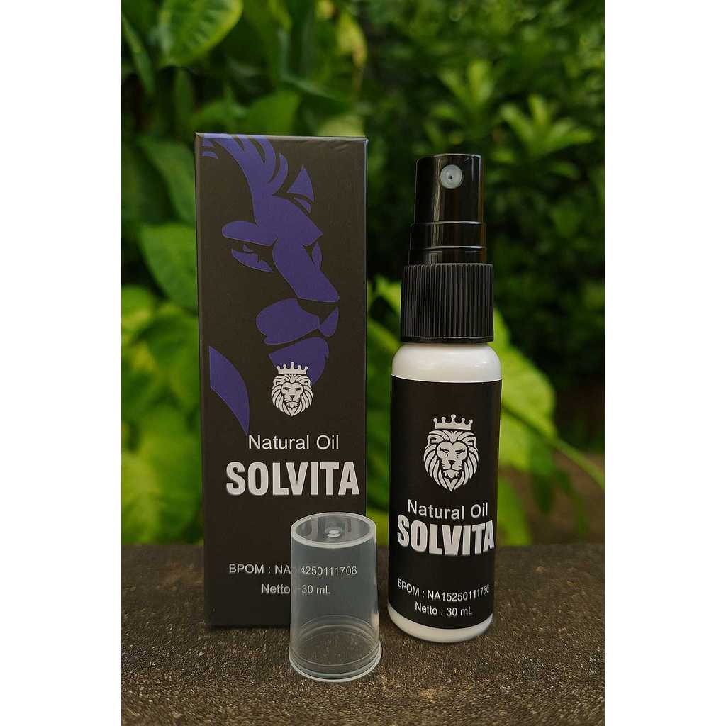 Minyak Oles Pijat Solvita By Salina Herbal - Natural Oil Alami Isi 30 ML ORIGINAL BPOM