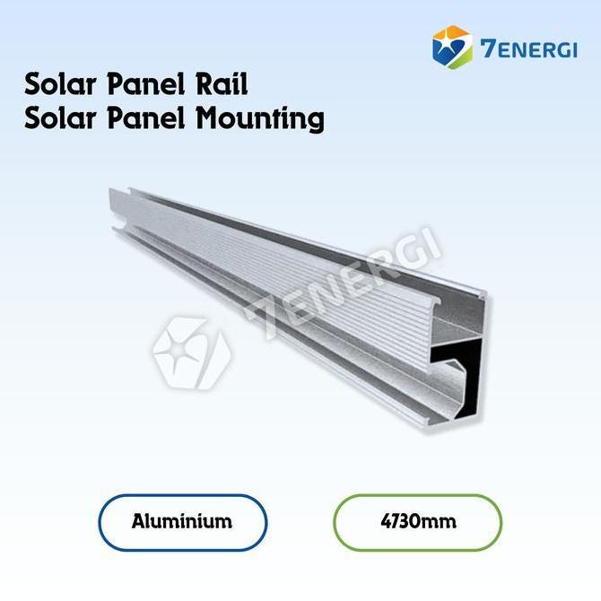 Aluminium PV Mounting Rail 4730mm Alloy 6005 / Solar Panel Rail -  Solar Panel PV Mounting Rail / So