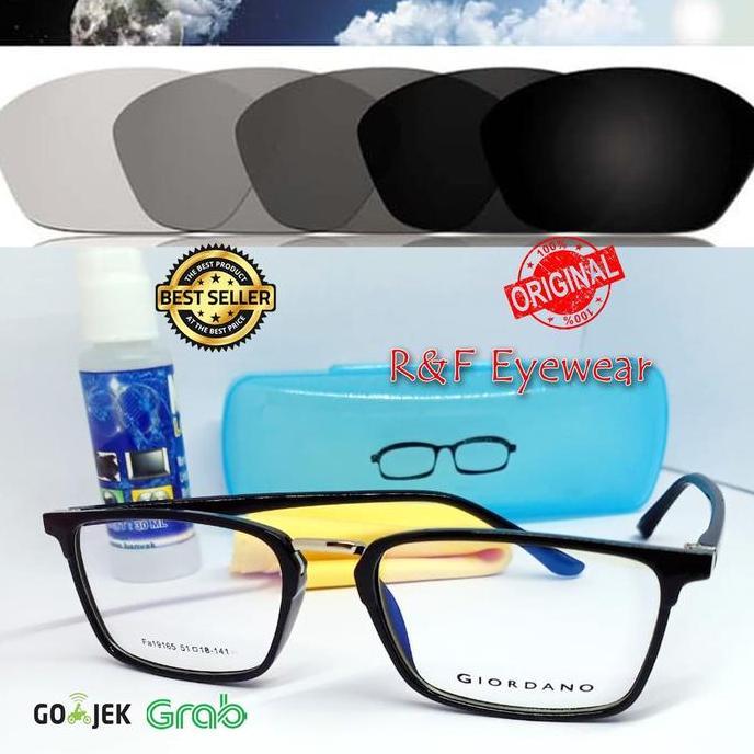 KACAMATA GIORDANO FREE LENSA PHOTOCROMIC MINUS PLUS NORMAL PRIA WANITA Terlaris