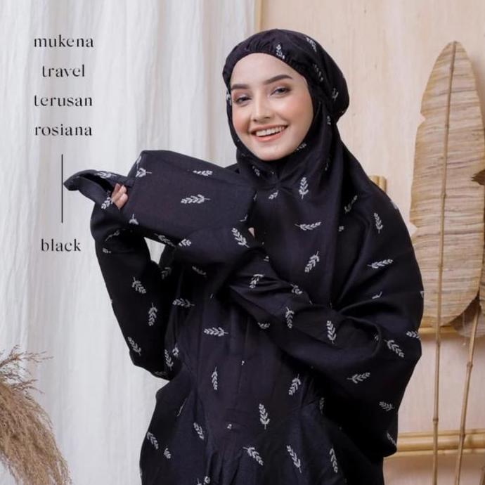 Mukena Rayon Bali Terusan Motif Cemara Terlaris